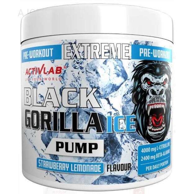 Activlab Black Gorilla Ice Pump Pre-workout 300 g (zero stim)