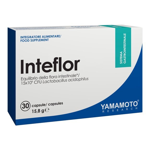 Yamamoto Nutrition Inteflor 30 kaps (probiotikai - gerosios bakterijos)