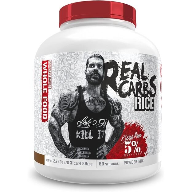 5% Nutrition Rich Piana Real Carbs Rice 2220 g (Cocoa heaven)
