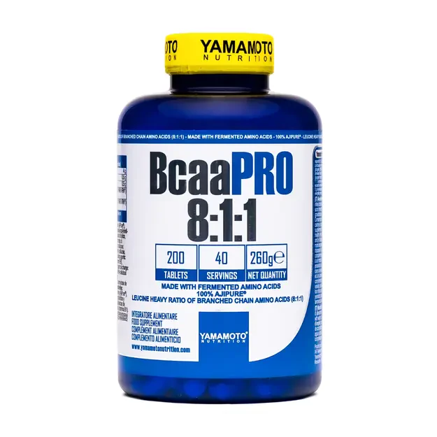 Yamamoto Nutrition Bcaa PRO 8:1:1 Ajinomoto® Ajipure® 200 tabl.