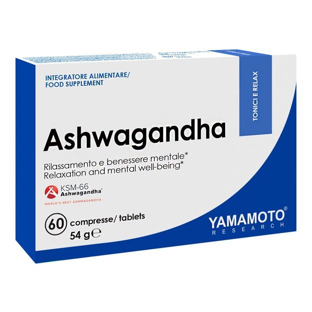 Yamamoto Nutrition Ashwaganda KSM 66 - 60 tabl.