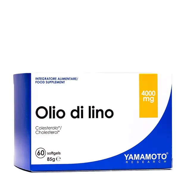Yamamoto Research Linų sėmenų aliejus 60 kaps cholesterolio mažinimui