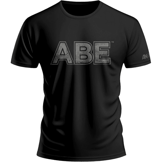 ABE T-Shirt, Black - X-Large