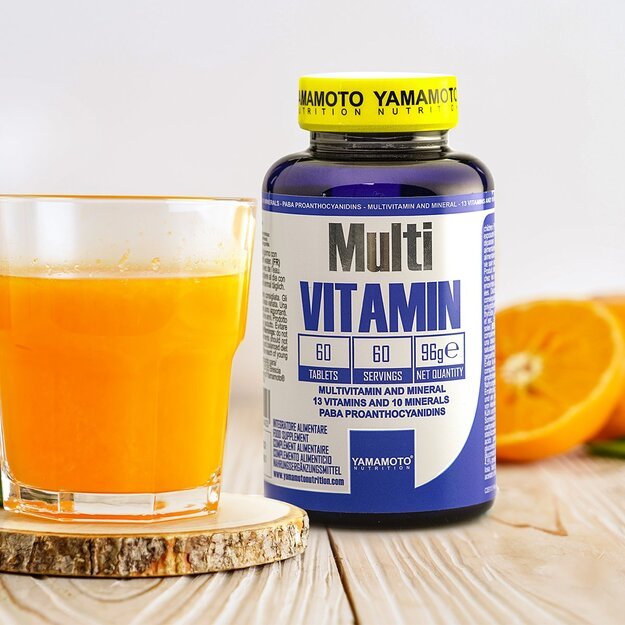 Yamamoto Nutrition Multi VITAMIN 60 tab. (2 mėn.)