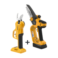 STIGA akumuliatorinių genėtuvų komplektas SP 100e Kit (SC ir PR 100, 2 Ah baterija, įkroviklis)