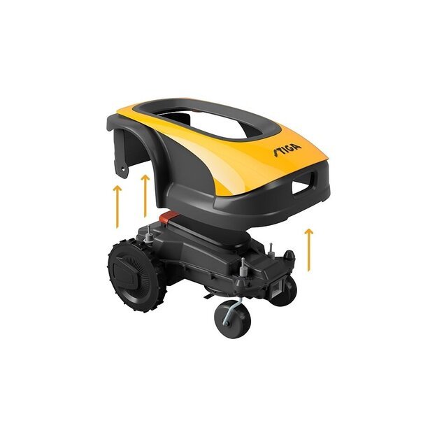 Robotas vejapjovė STIGA A 1000 (bevielis, iki 14 arų)