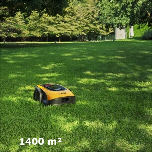 Robotas vejapjovė STIGA A 1000 (bevielis, iki 14 arų)